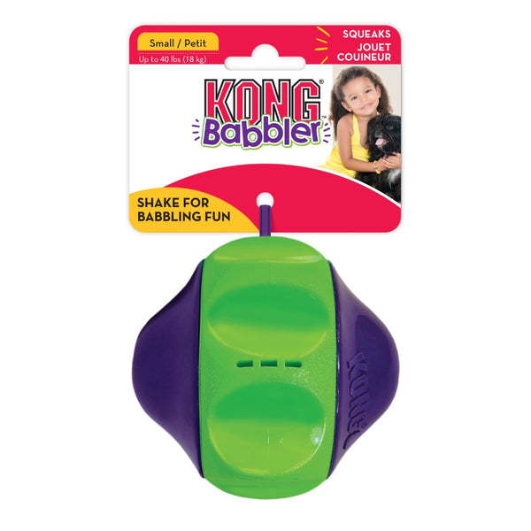 KONG Babbler Dog Toy, Green