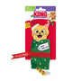 KONG Holiday Pull-A-Partz Present Jouet pour Chat Rouge/Vert
