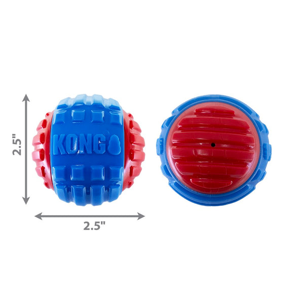 KONG CoreStrength Rattlez Ball Dog Toy