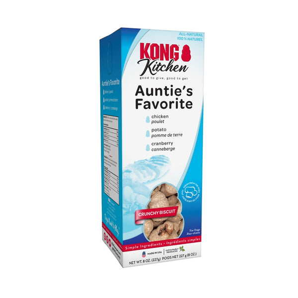 KONG Kitchen Auntie's Favorite Crunchy Biscuit Dog Treat
