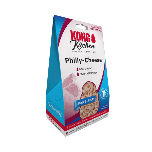 KONG Kitchen gâteries légères et croustillantes Philly-Cheese pour chien