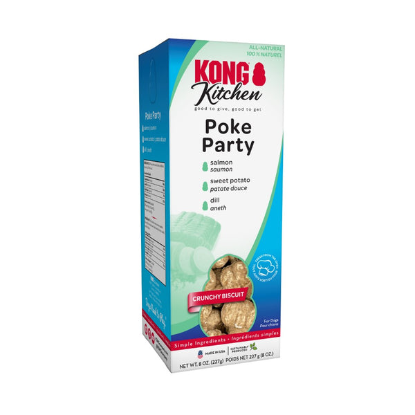 KONG Kitchen Poke Party Crunchy Biscuit Dog Treat