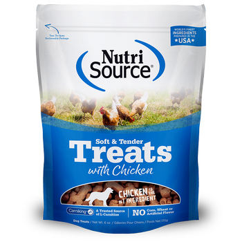 NutriSource Soft & Tender Chicken Treats, 14-oz