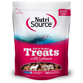 NutriSource Soft & Tender Salmon Treats, 14-oz