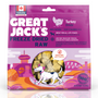 Friandises pour chiens lyophilisées sans céréales Great Jack's Turkey