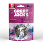 Gâteries pour chiens sans céréales Great Jack's Big Bitz au foie de porc