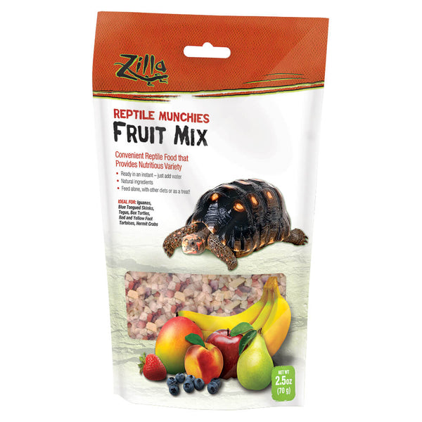 Zilla Reptile Munchies Fruit Mix Reptile Food, 4-oz