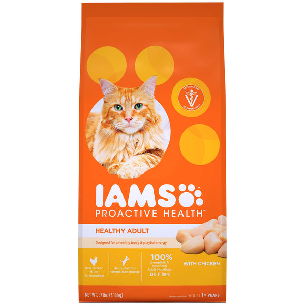 Iams ProActive Health Aliment sec pour chat adulte sain Original au poulet