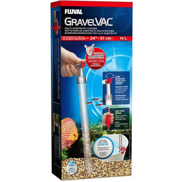 Fluval GravelVAC Multi-Substrate Cleaner, Medium/Large
