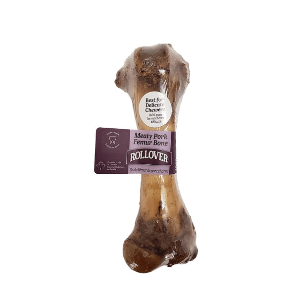 Rollover Premium Meaty Pork Femur Bone Dog Treats