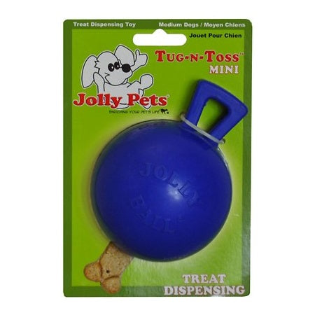 Jolly Pets Tug-n-Toss Mini Dog Toy, Blue