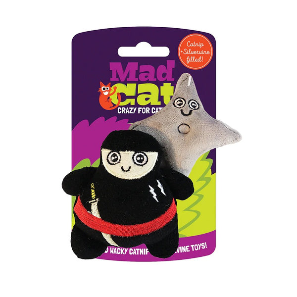R2P Pet Mad Cat Ninth Life Ninja Cat Toy, 2-pk