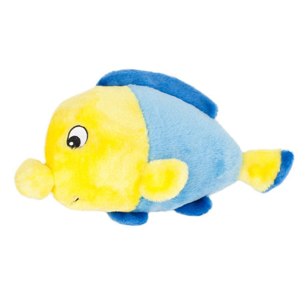 ZippyPaws Grunterz Plush Dog Toy, Finn the Fish