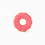 ZippyPaws ZippyTuff Donutz Dog Toy, Strawberry