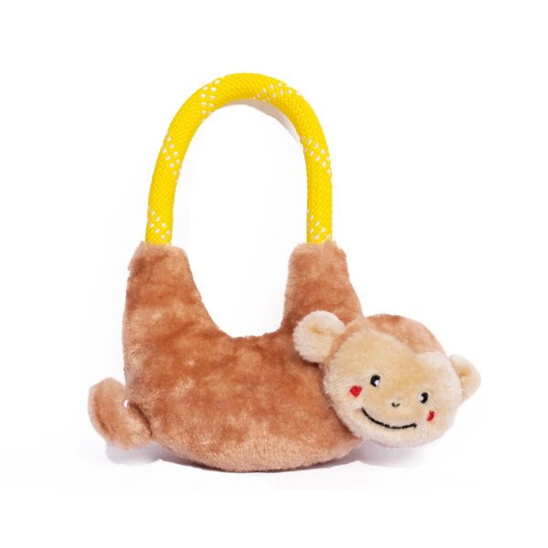 ZippyPaws RopeHangerz Tug Toy, Monkey