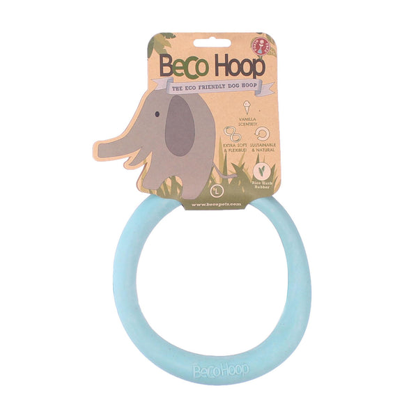 Beco Hoop Jouet pour chien, bleu, petit