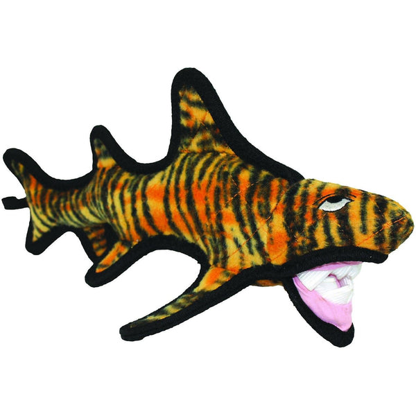 Tuffy Ocean Creature Tiger Shark Dog Toy
