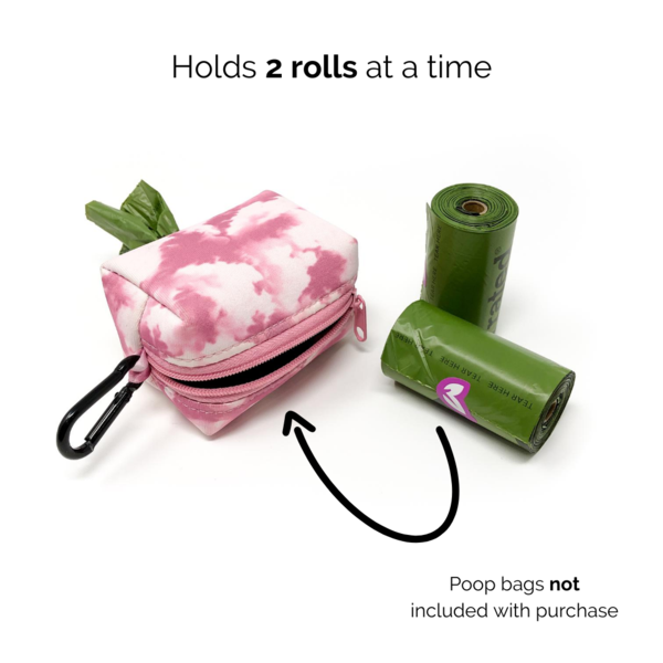 Bcuddly Porte-sacs à déjections, Rose