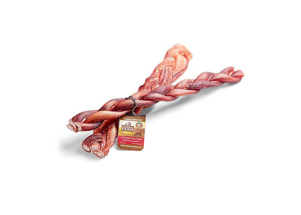 Natural Farm Braided Bully Stick Dog Treats