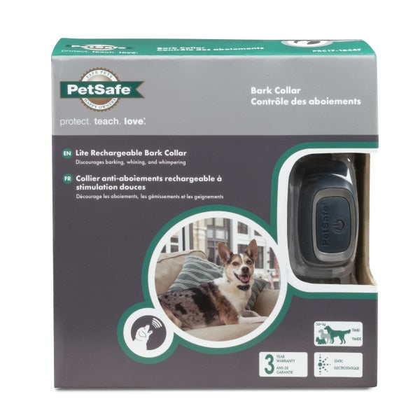 PetSafe Rechargeable Bark Control Dog Training Collar, Lite