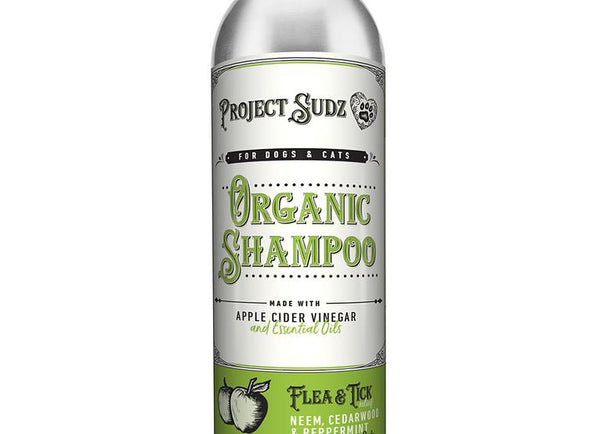 Project Sudz Flea & Tick Relief Liquid Shampoo for Dogs & Cats