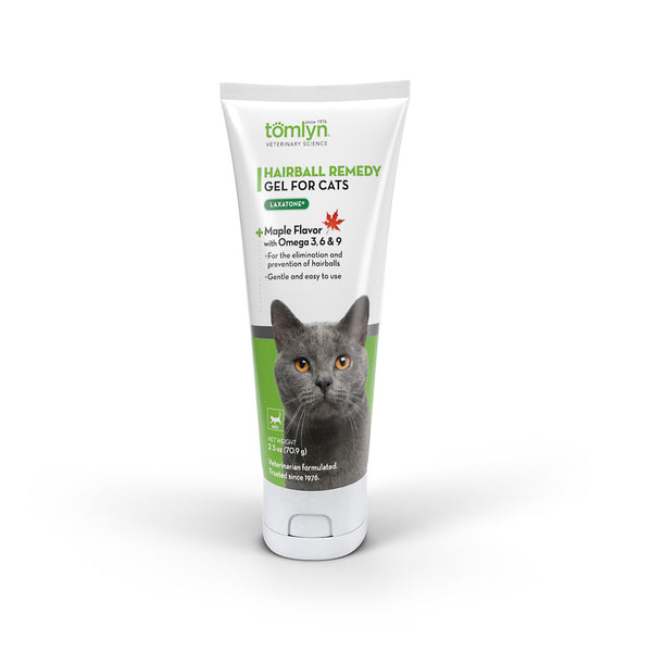 Tomlyn Laxatone Hairball Remedy Maple Flavor Gel Cat Supplement