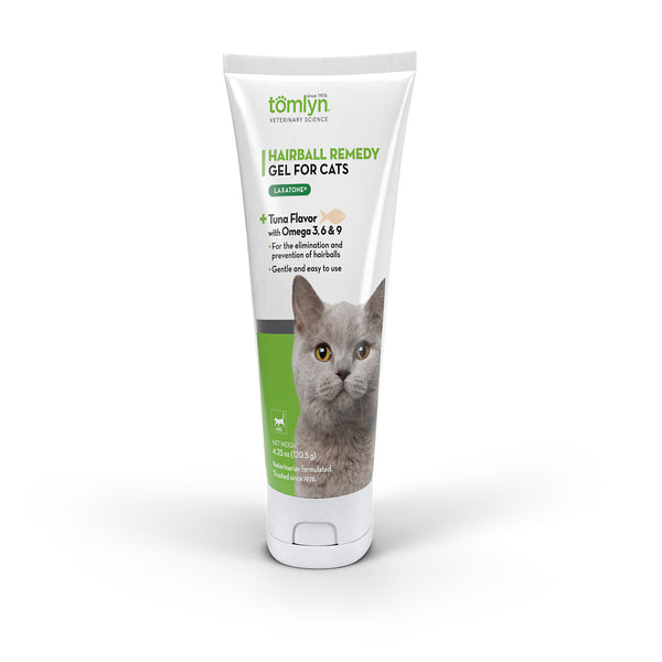 Tomlyn Laxatone Hairball Remedy Tuna Flavor Gel Cat Supplement