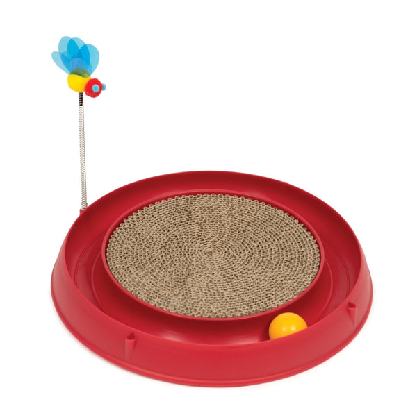 Catit Circuit Ball with Scratch Pad Cat Toy
