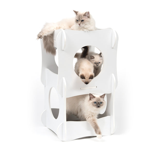Catit Vesper Cat Lounge Furniture, Condo, White