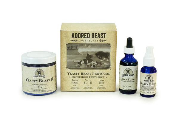Adored Beast Apothecary Yeasty Beast Protocol 3 Product Kit for Dogs (CA)