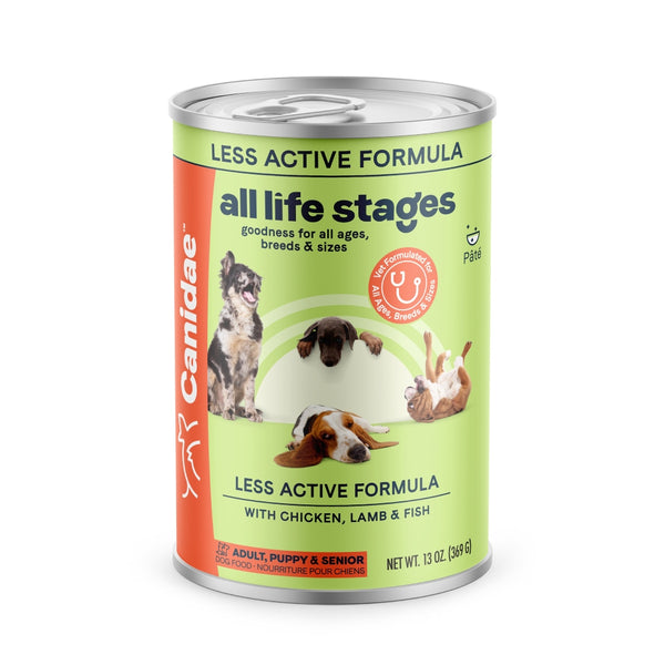 Canidae Toutes étapes de vie Moins actif Poulet, Agneau & Poisson Nourriture humide pour chiens en conserve