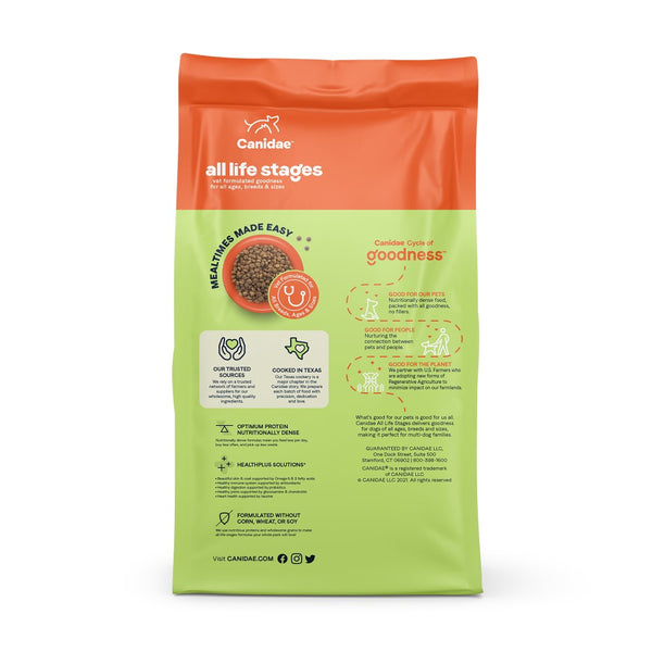 Canidae Toutes étapes de la vie Formule moins active Croquettes pour chien