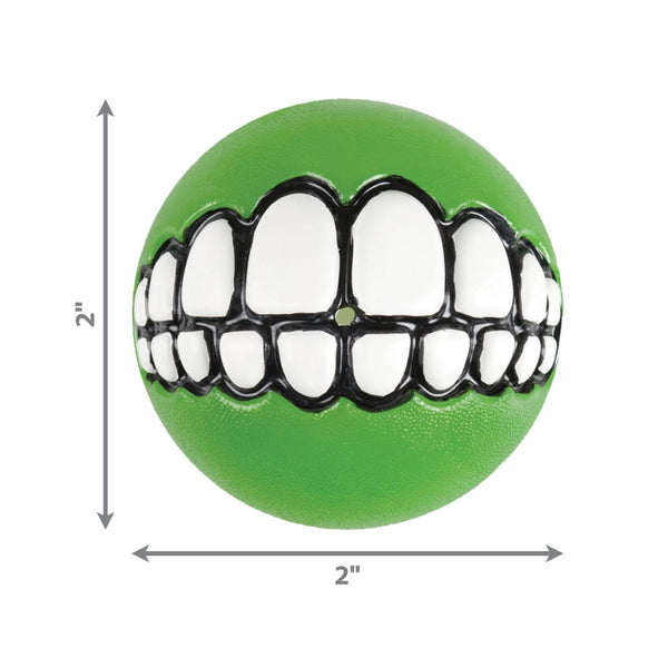 Rogz Grinz Treat Ball Dog Toy, Assorted Color