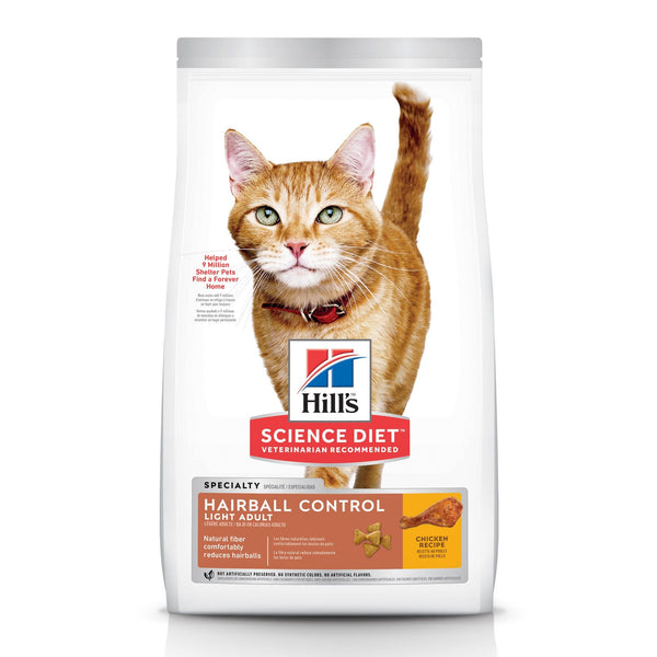 Hill's Science Diet Contrôle des boules de poils Adultes Light Croquettes pour chat