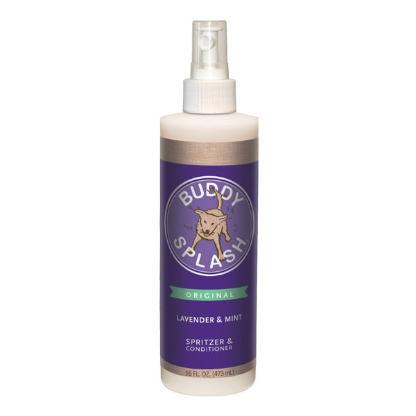Buddy Splash Original Lavender & Mint Spritzer & Conditioner for Dogs, 16-oz