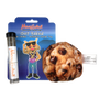 Meowijuana Jouet à l'herbe à chat 'Get Baked' rechargeable en forme de biscuit