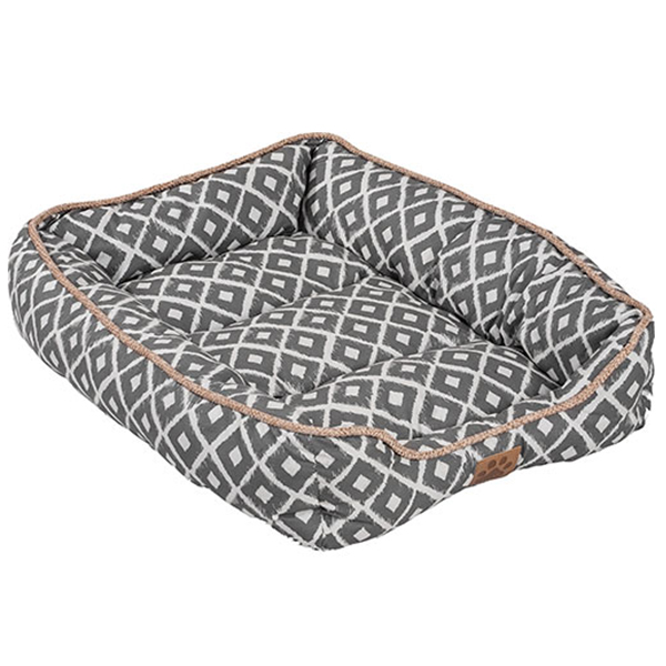 Precision SnooZZy Ikat Drawer Pet Bed, Grey, 24-in x 18-in x 6-in