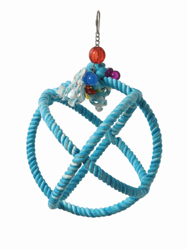 HARI Smart Play Parrot Toy, Roper Orbiter Perch n Swing, Small