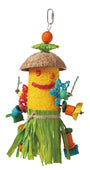 HARI Smart Play Parrot Toy, Loofah Man