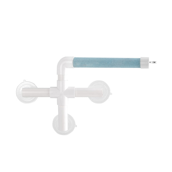 HARI Active Play Fold-Away Shower & Window Perch for Small Parrots, 9.5-in