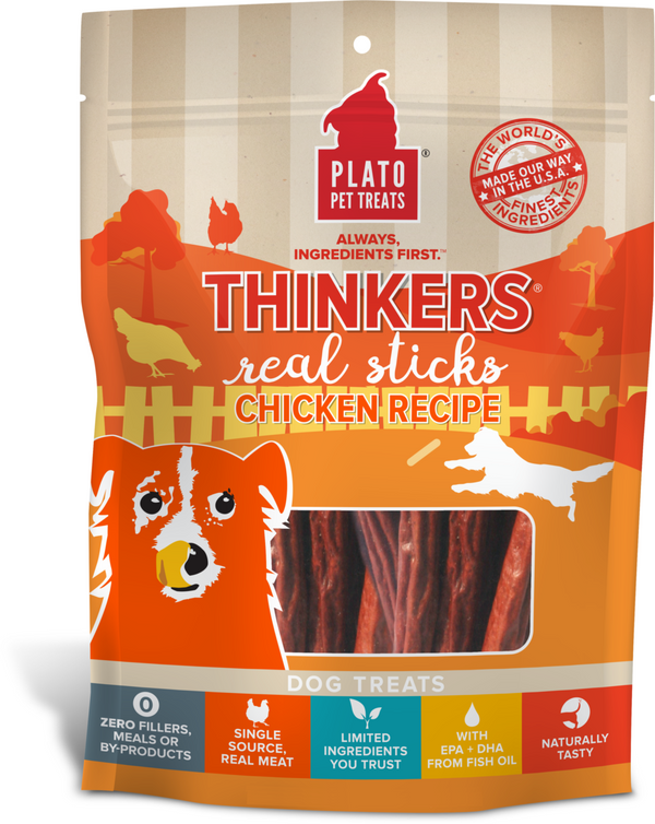 Plato Thinkers Friandises au poulet pour chiens