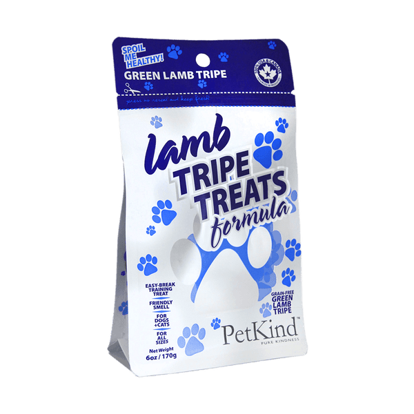 Gâteries PetKind agneau vert Tripe Formula sans grains pour chiens et chats, 6 oz | 170 g