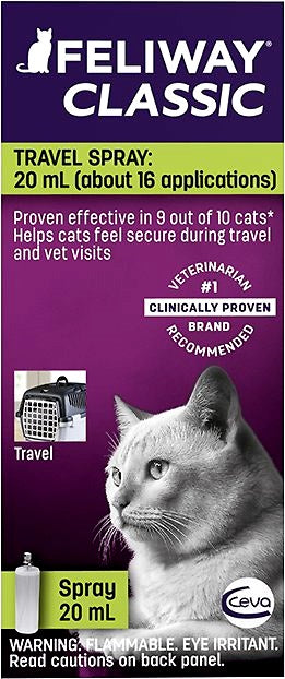 Feliway Travel Spray On The Go Management Behavior Modifier Spray