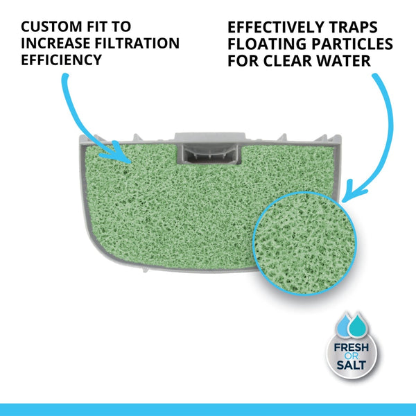 Fluval 106/206, 107/207 Phosphate Remover Pad for Aquariums, 3-pk