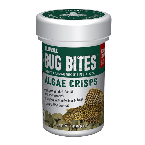 Fluval Bug Bites Algae Crisps Fish Food