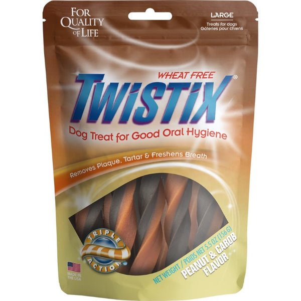 N-Bone Twistix Peanut & Carob Flavor Dog Treats