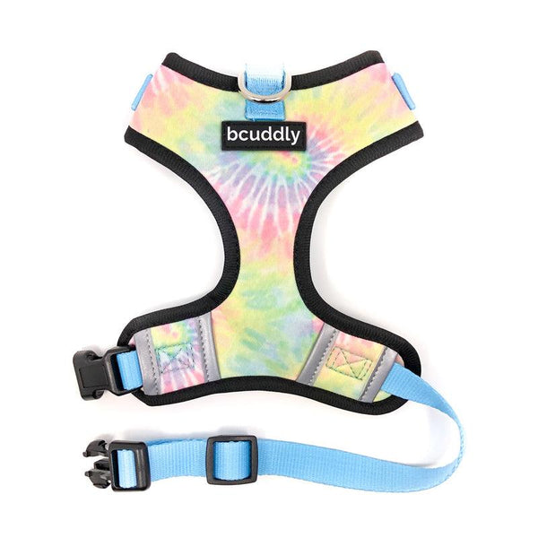 Bcuddly Control Dog Harness, Tie-Dye