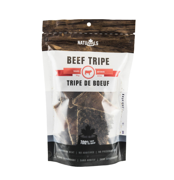 Naturawls Friandises déshydratées aux tripes de bœuf pour chiens