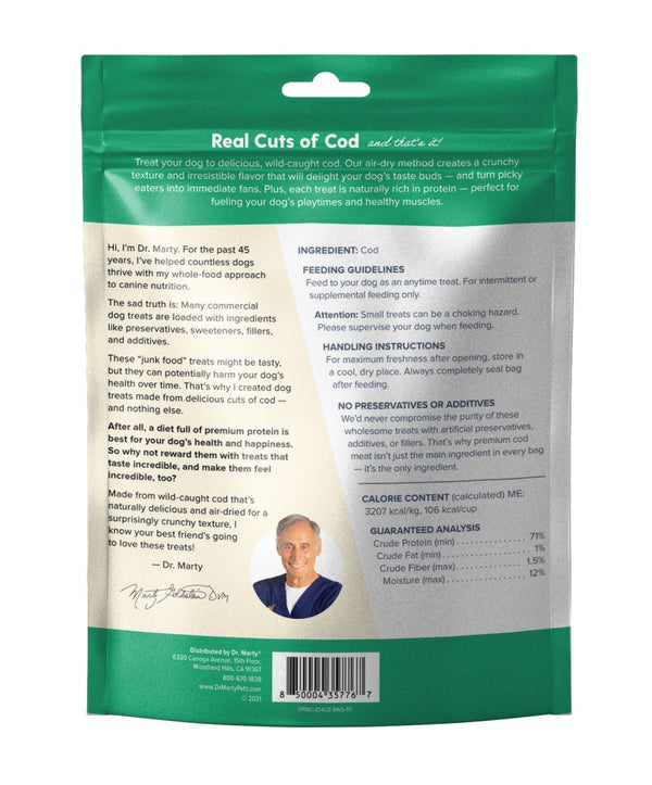 Dr. Marty Friandises Cod Cracklers pour chiens