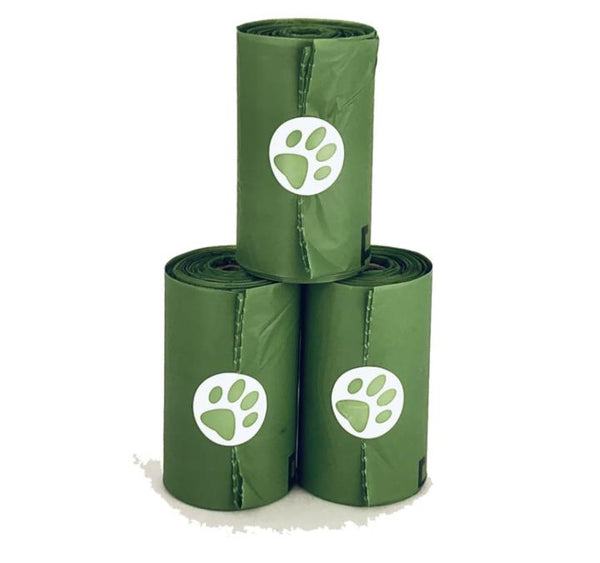 Pawsitive Solutions Sacs à déjections compostables pour chiens